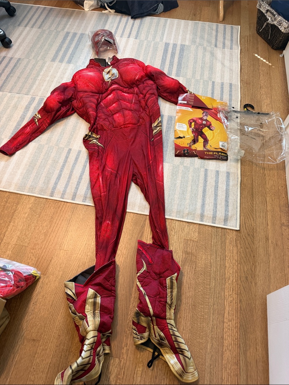 Adult men’s DC Red Flash Superhero Costume - The Flash
